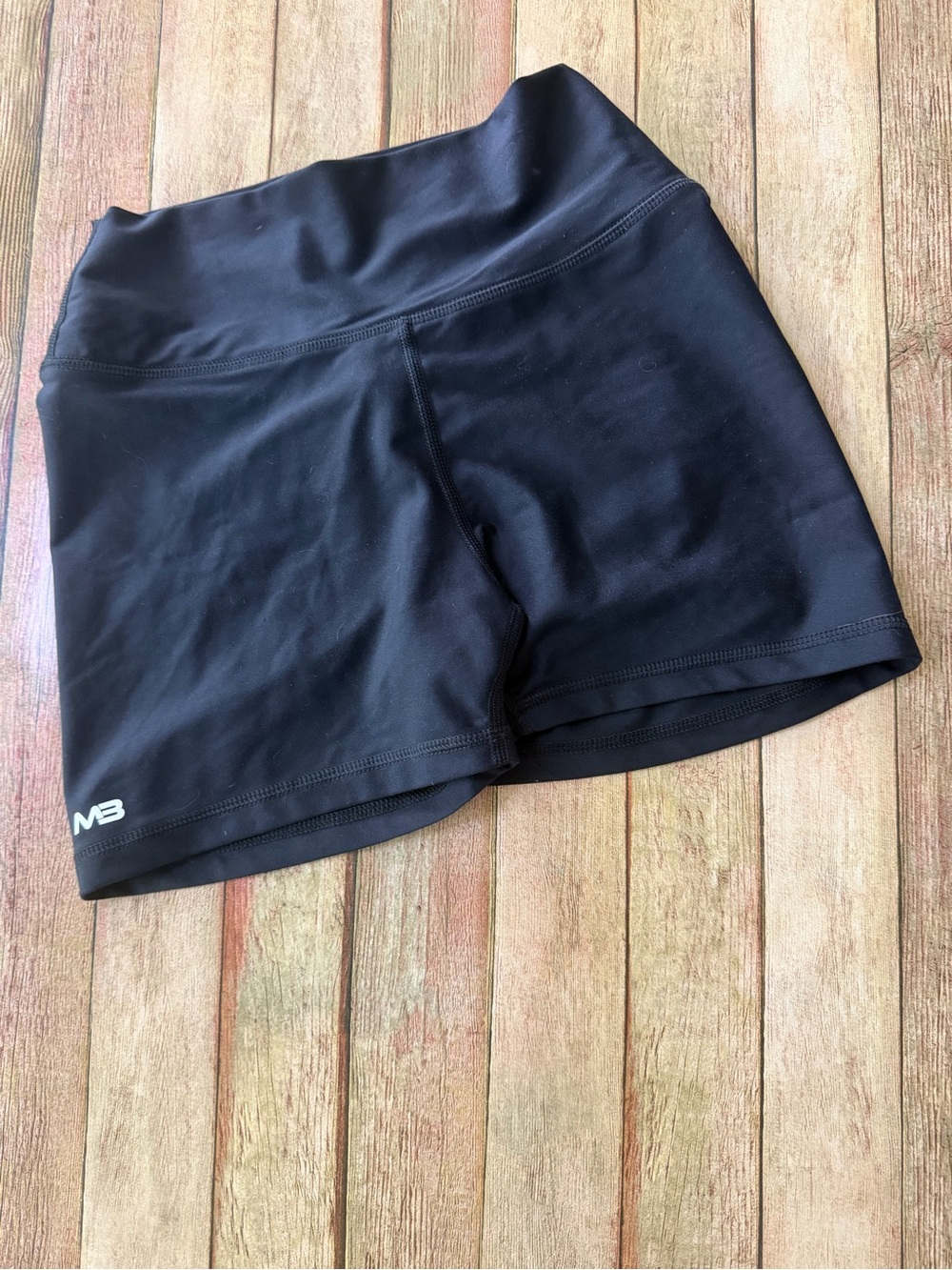 Performance Black Women's Athletic Shorts — High-Waist Support
